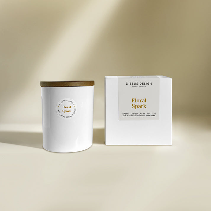 Floral Spark Candle